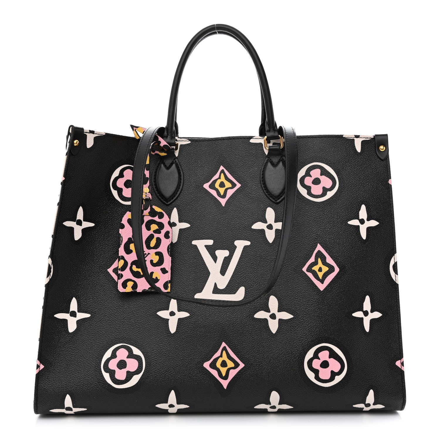 Louis Vuitton Monogram Giant Wild At Heart Onthego GM Black 1 of 13