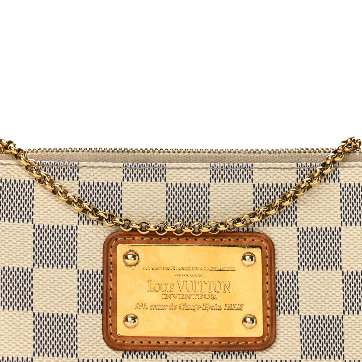 Louis Vuitton Damier Azur Eva Clutch 8 of 12