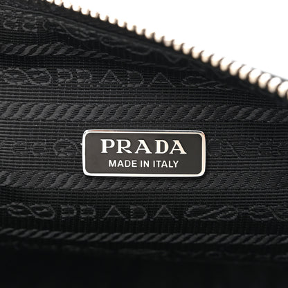 Prada Grace Lux Triangle Shoulder Bag Black 7 of 12