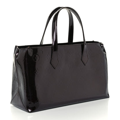 Louis Vuitton Vernis Wilshire PM Amarante 3 of 9