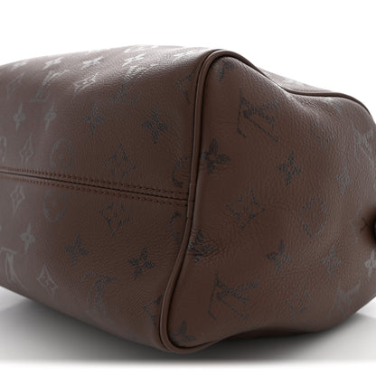 Louis Vuitton Calfskin LV Bliss Speedy Bandouliere 25 Brun 9 of 10