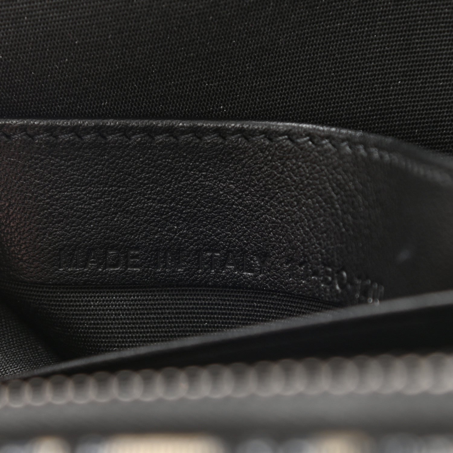 Christian Dior Oblique Pouch Navy Blue 8 of 11