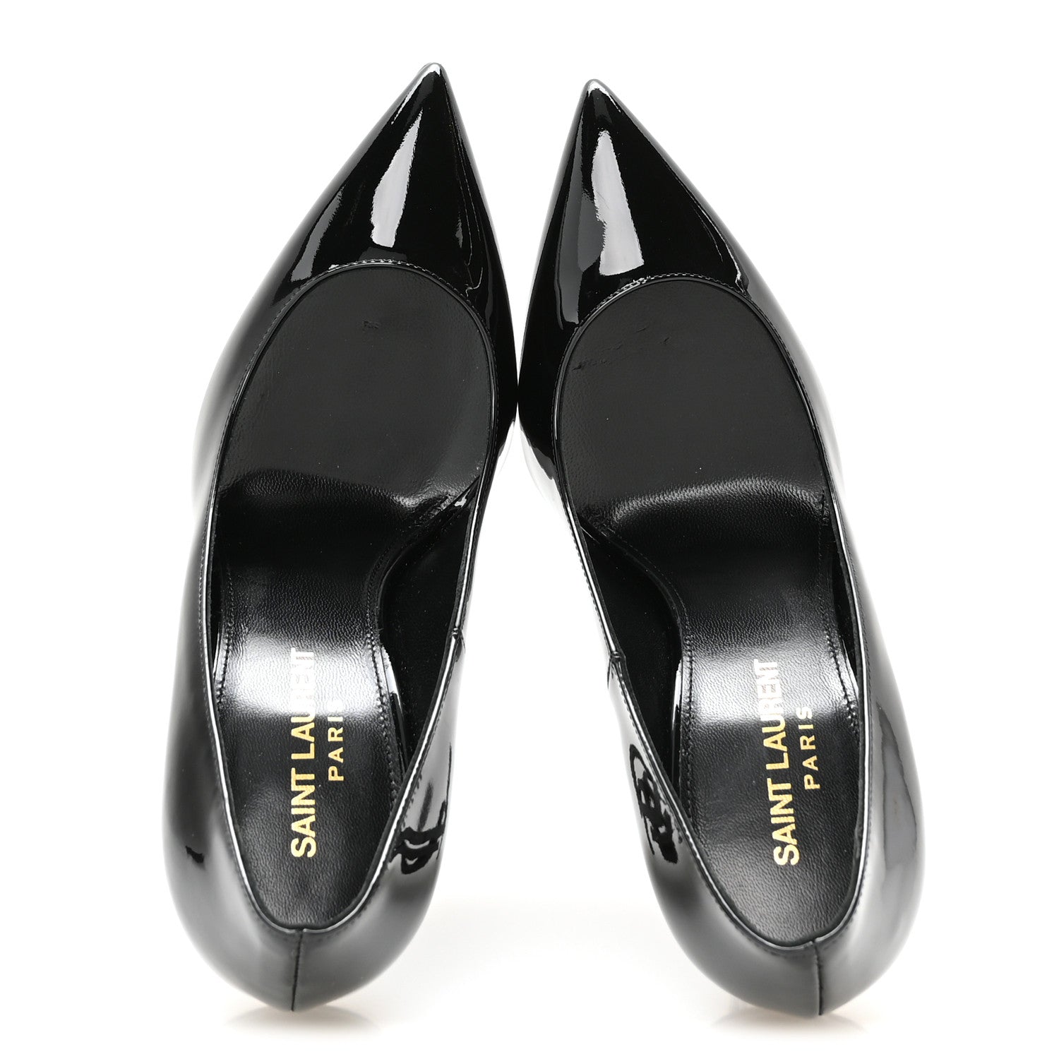 Saint Laurent Patent Opyum 110 Pumps 35.5 Black 2 of 9