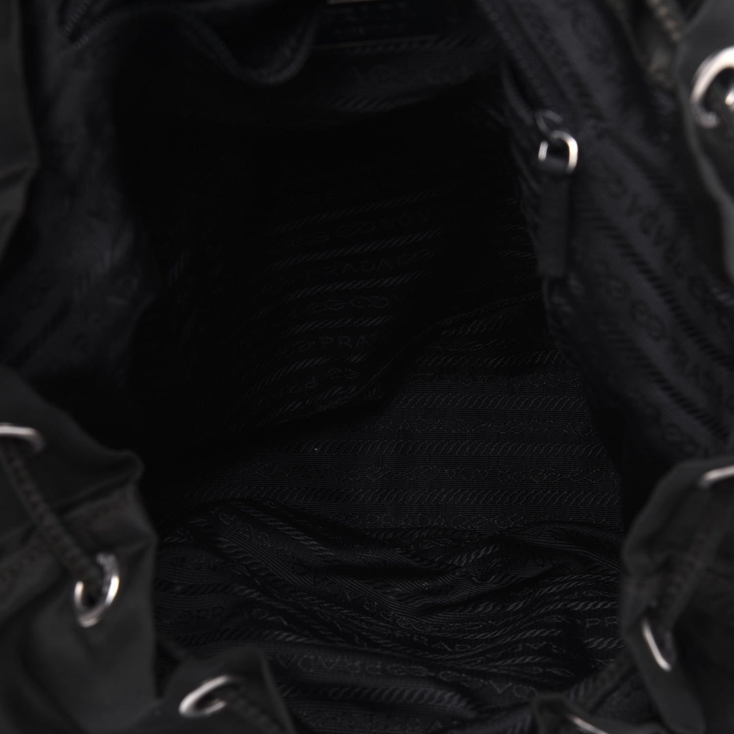 Nylon Vela Medium Backpack Black