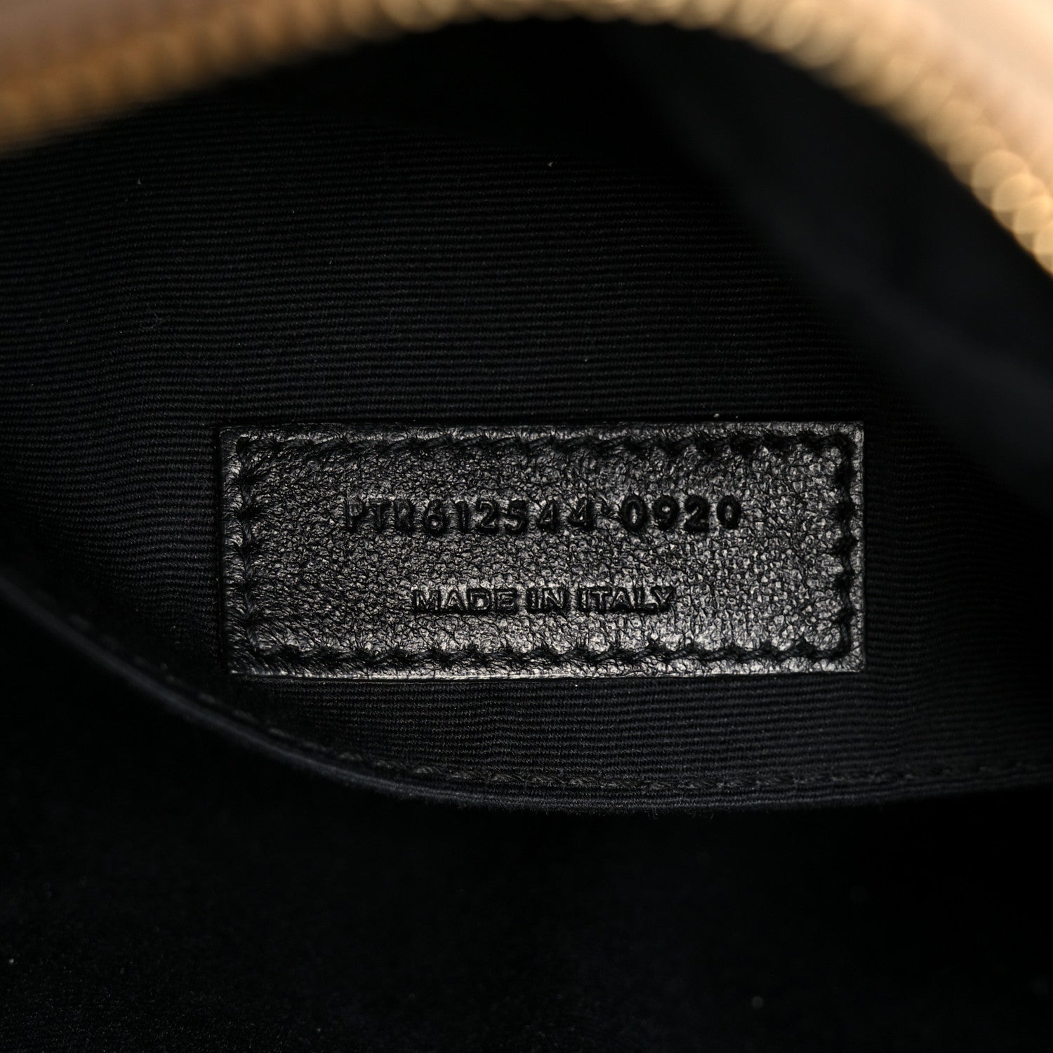 Saint Laurent Calfskin Matelasse Monogram Lou Camera Bag Dark Beige 7 of 10