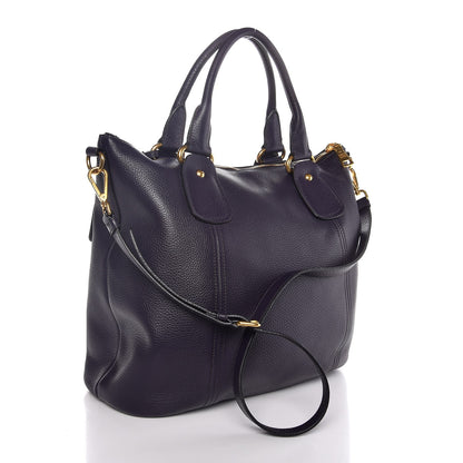 Prada Vitello Daino Tote Melanzana 4 of 8