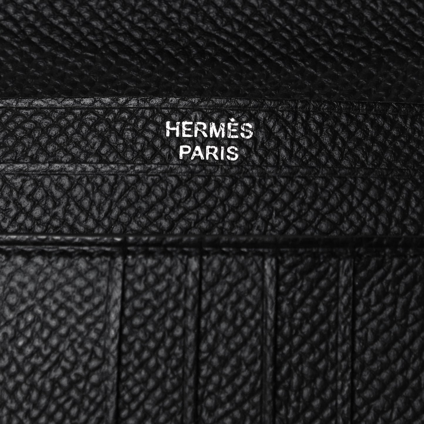 Epsom Matte Alligator Bearn Compact Touch Wallet Black