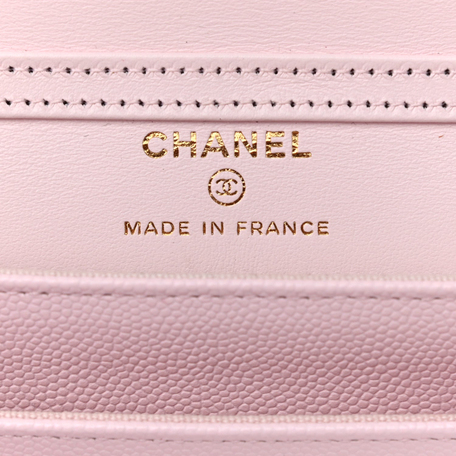 Chanel Caviar Quilted Wallet On Chain WOC Light Pink 6 of 11