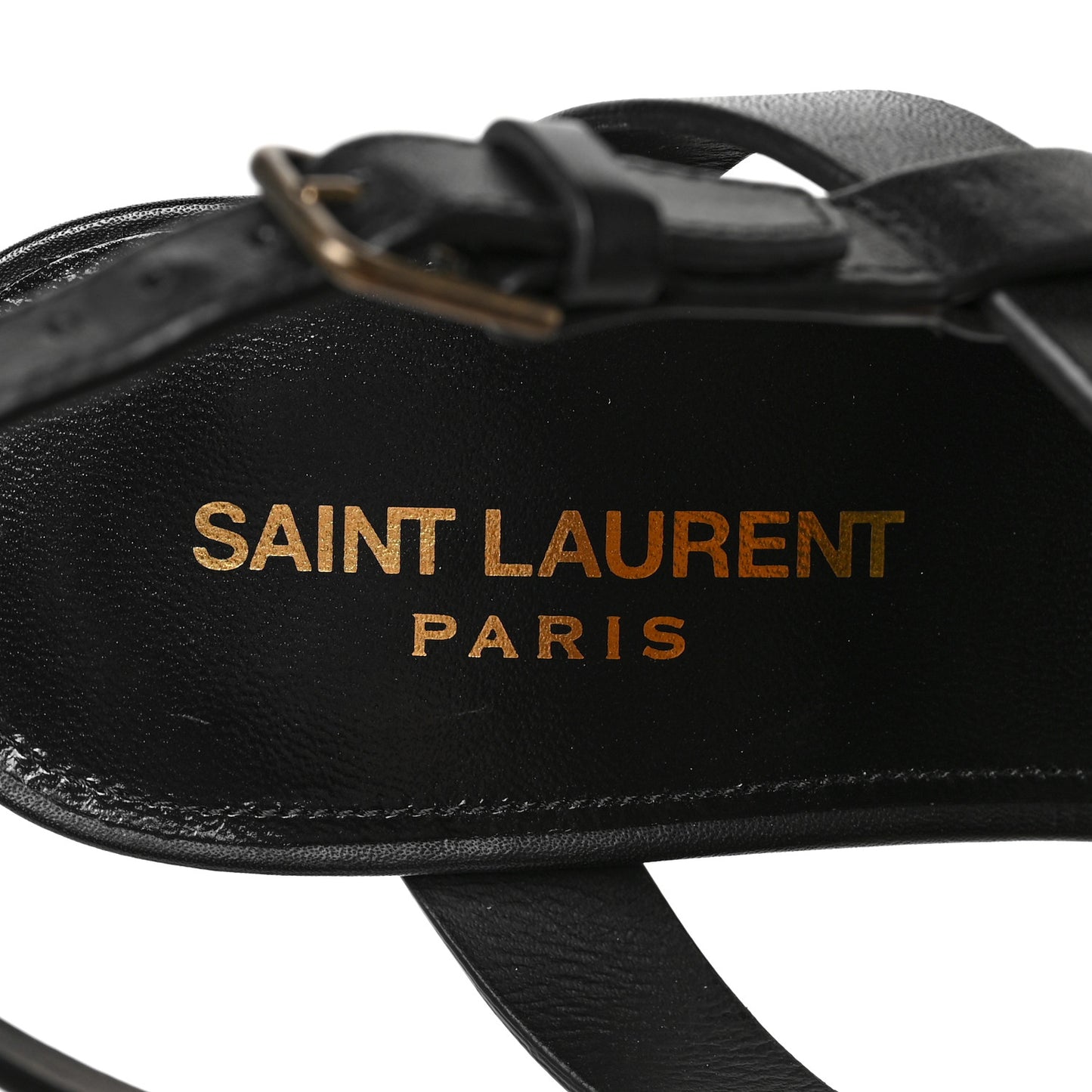 Calfskin Cassandra Sandals 39 Black