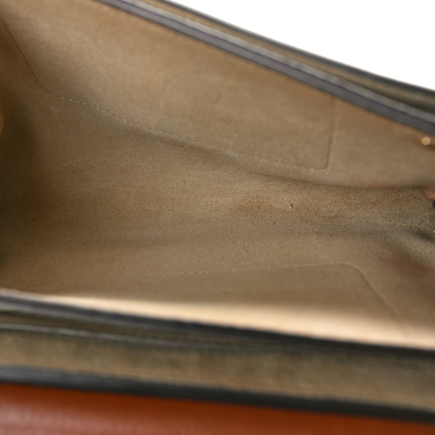 Suede Calfskin Small Faye Shoulder Bag Tobacco