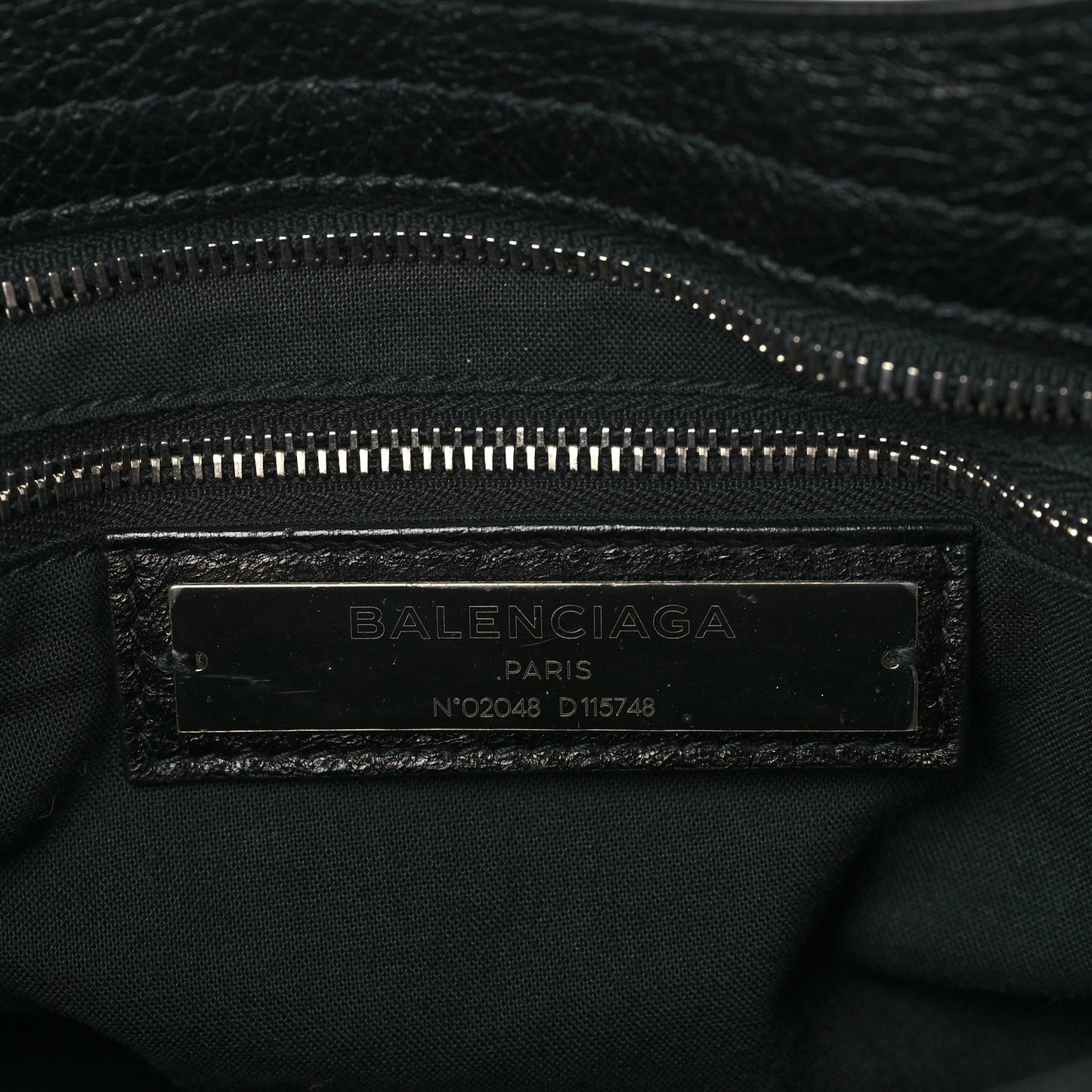 Agneau Classic Silver Hardware City Black