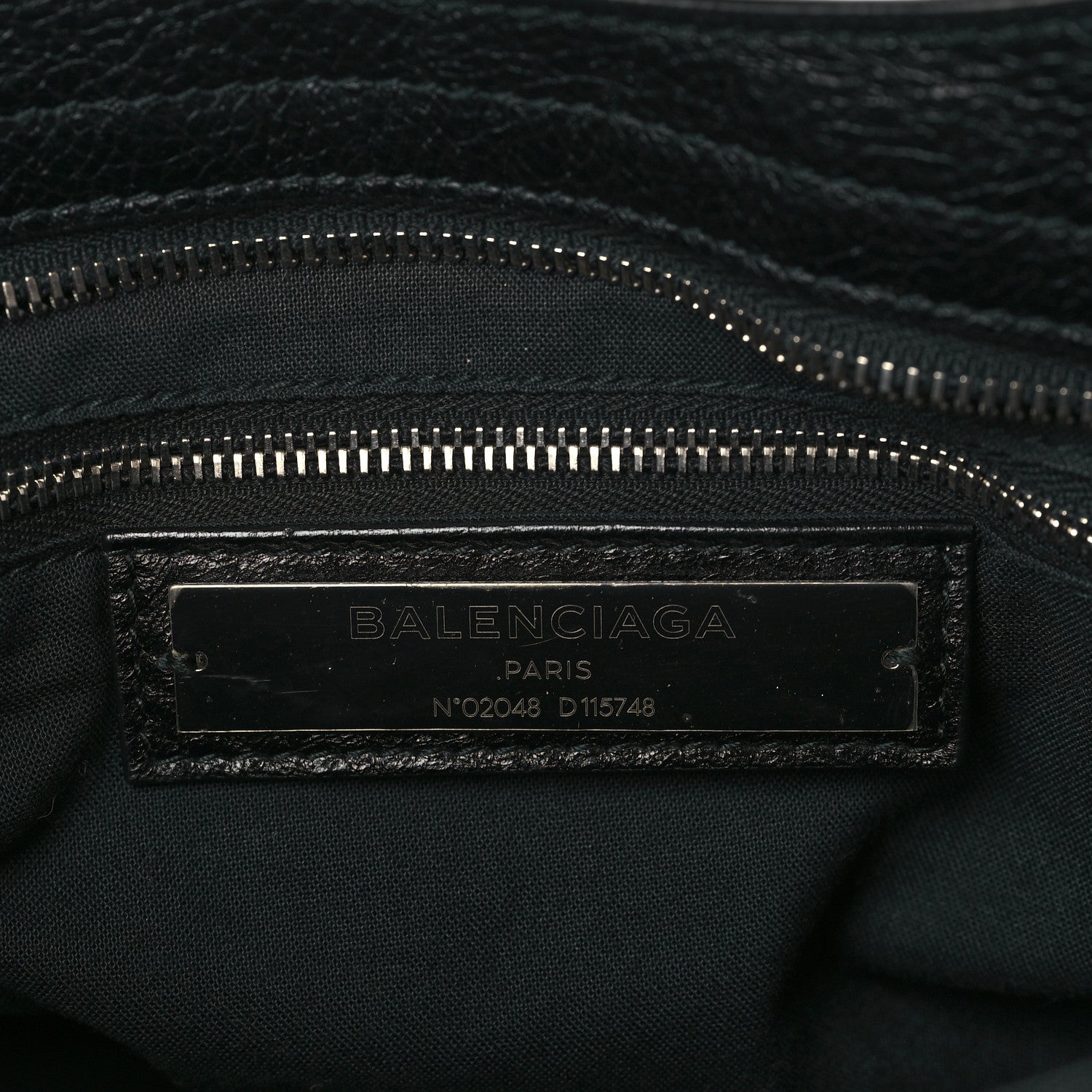 Balenciaga Agneau Classic Silver Hardware City Black 6 of 11