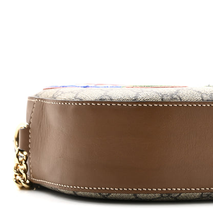 Gucci GG Supreme Monogram Butterfly Embroidered Mini Chain Shoulder Bag Beige Tuscany 10 of 11