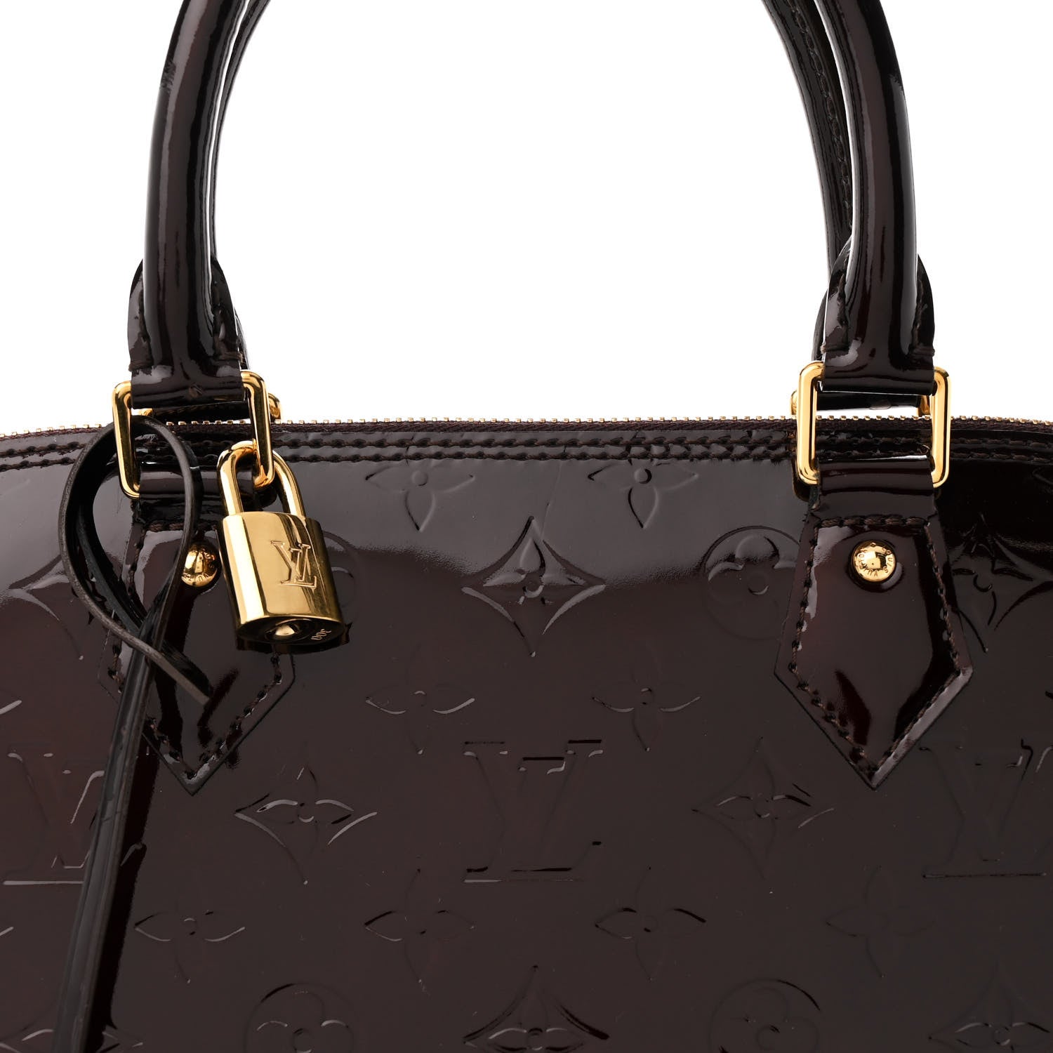 Louis Vuitton Vernis Alma GM Amarante 8 of 10