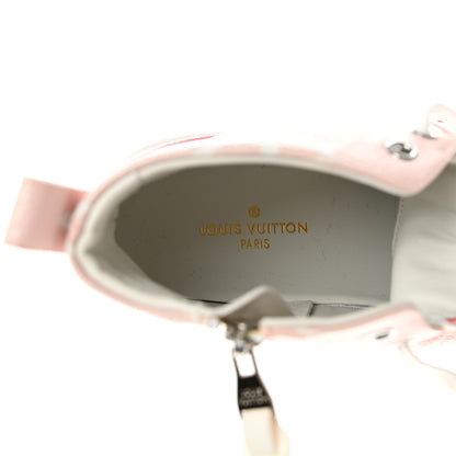 Louis Vuitton Monogram Giant Stellar Sneaker Boots 38 Rose Rouge 6 of 12
