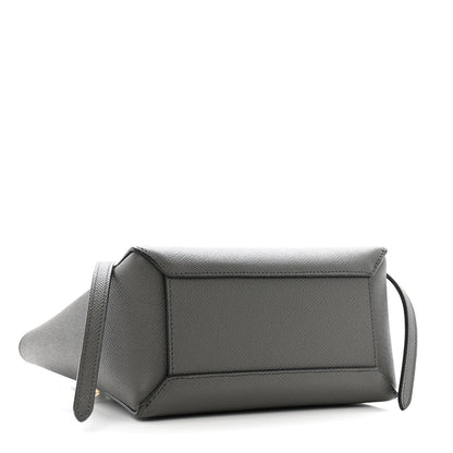 Celine Grained Calfskin Nano Belt Bag Grey 4 of 10