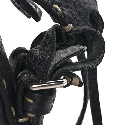 Fendi Calfskin Romano Selleria Chain Shoulder Bag Black 9 of 9