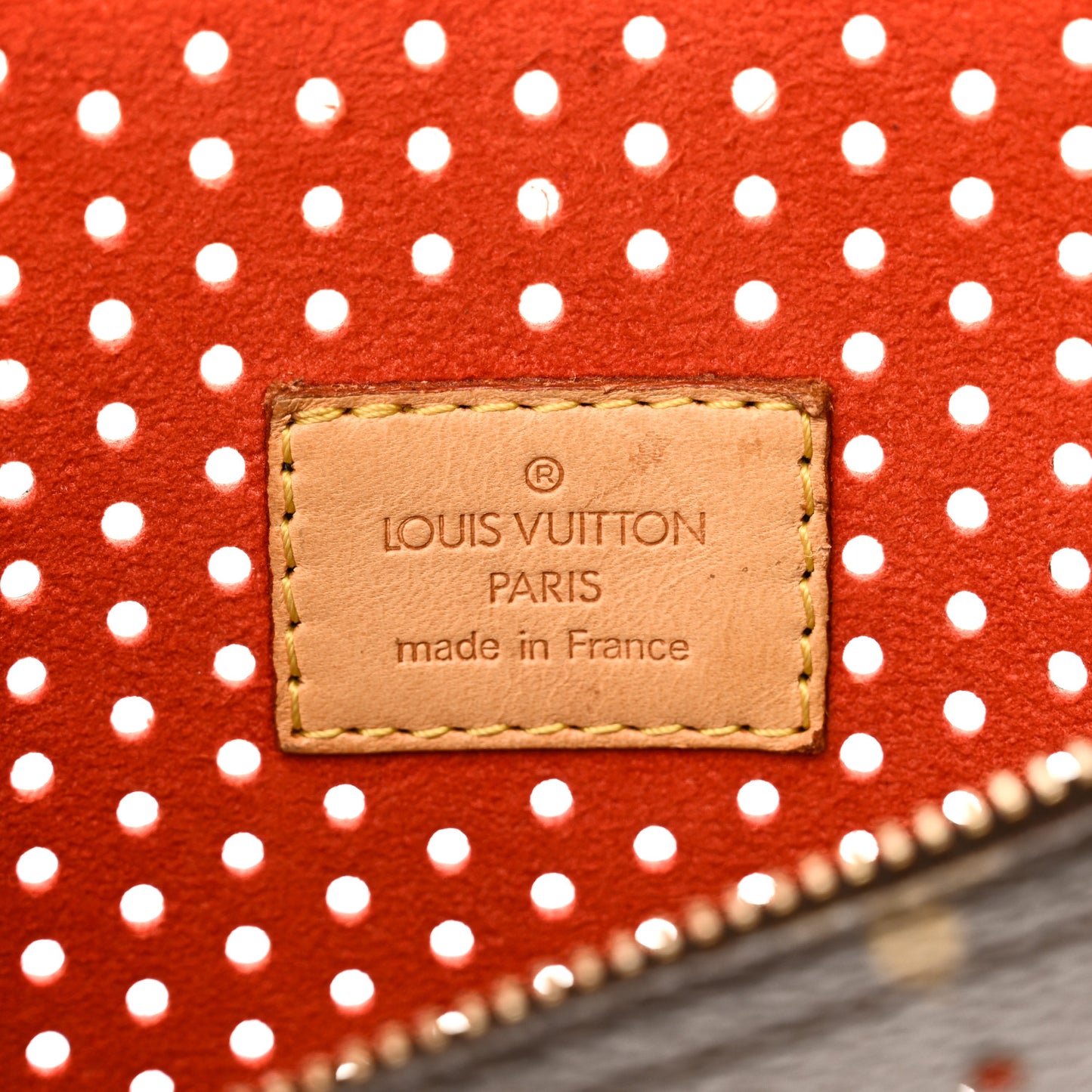 Monogram Perforated Speedy 30 Orange