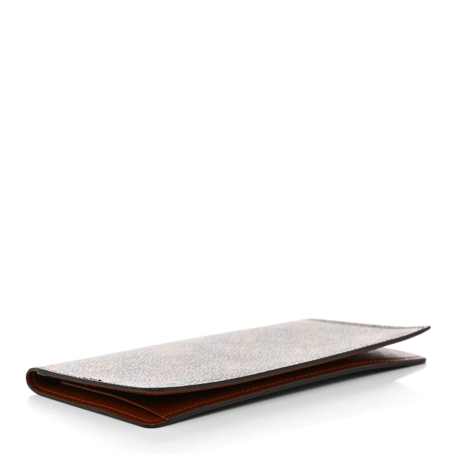 Monogram Simple Checkbook Holder Wallet