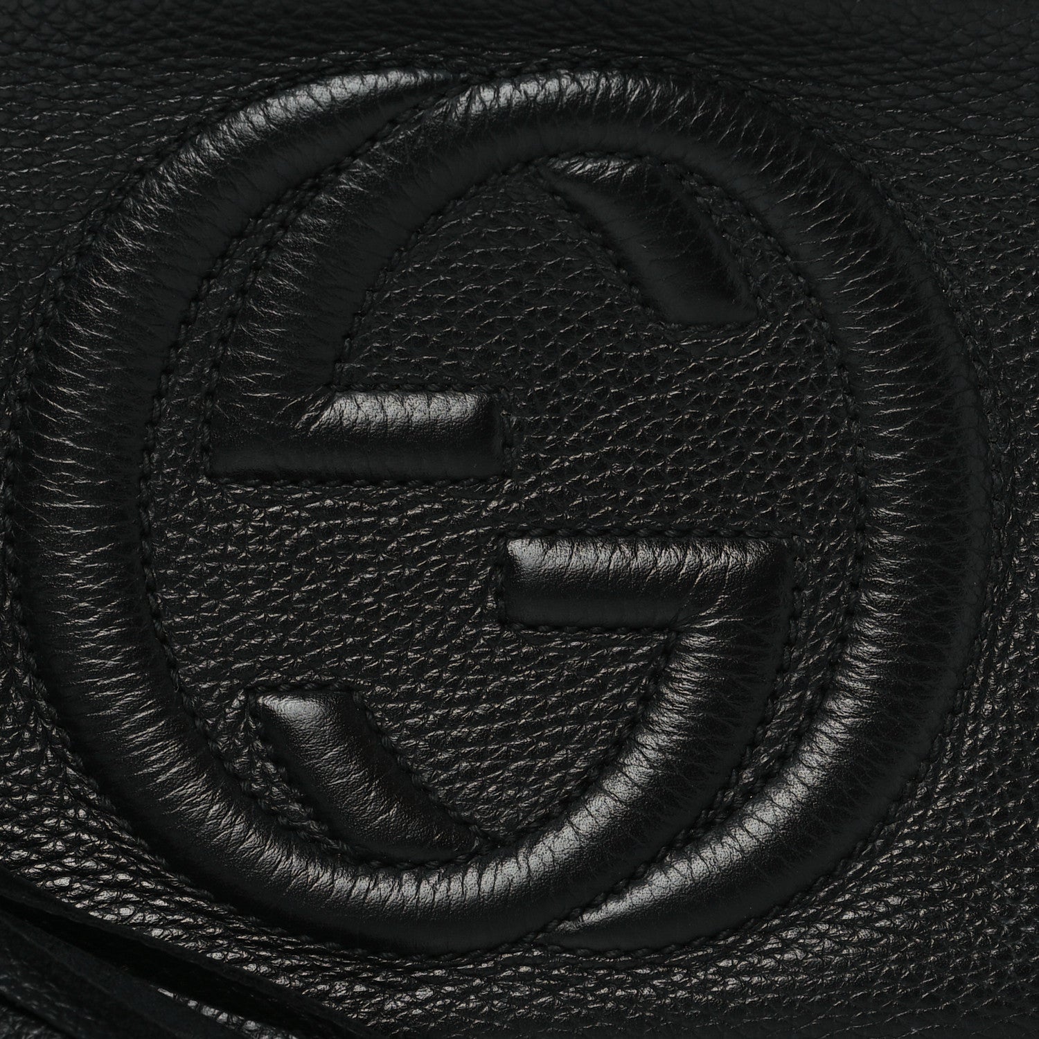 Gucci Pebbled Calfskin Small Soho Disco Bag Black 8 of 10