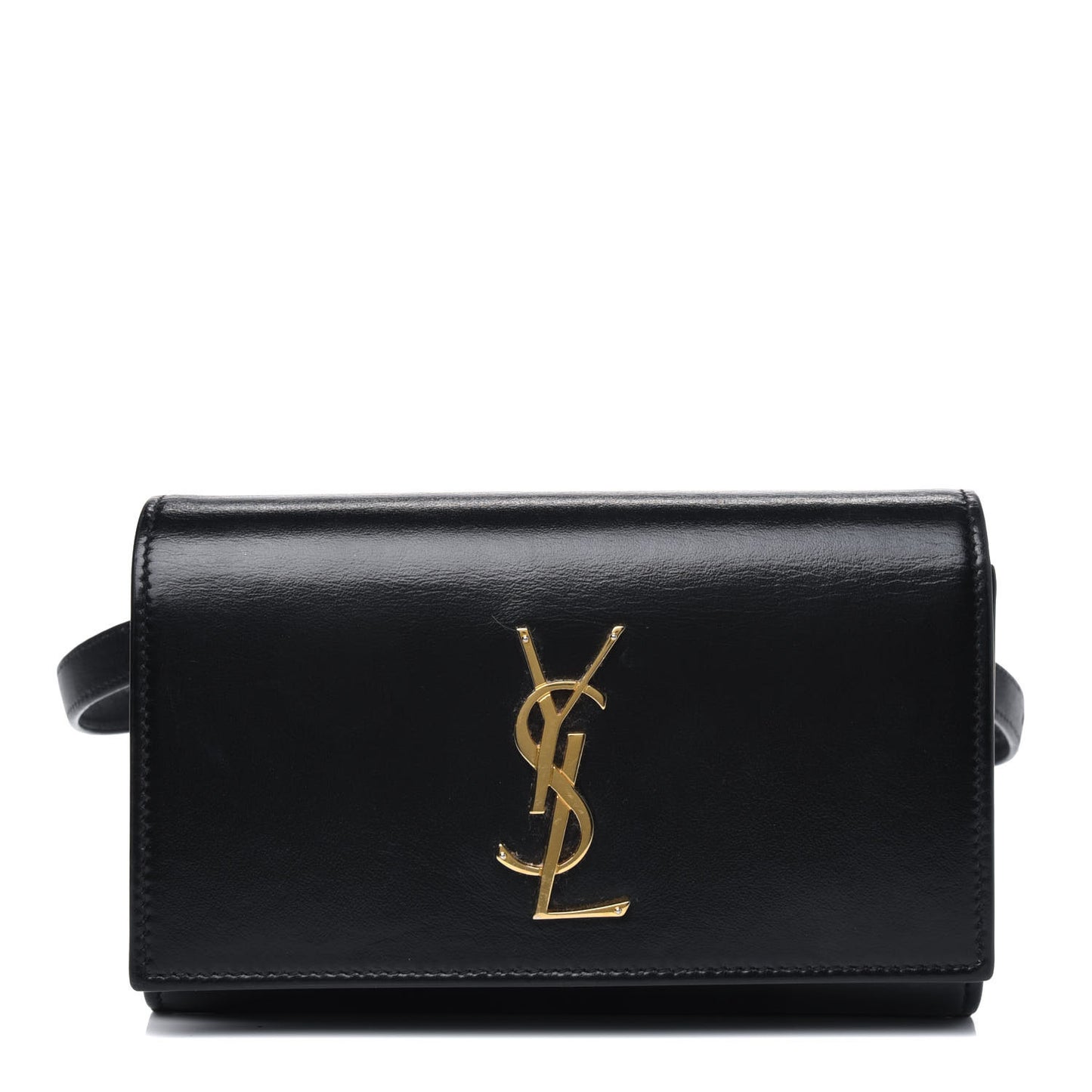 Smooth Calfskin Monogram Kate Belt Bag Black