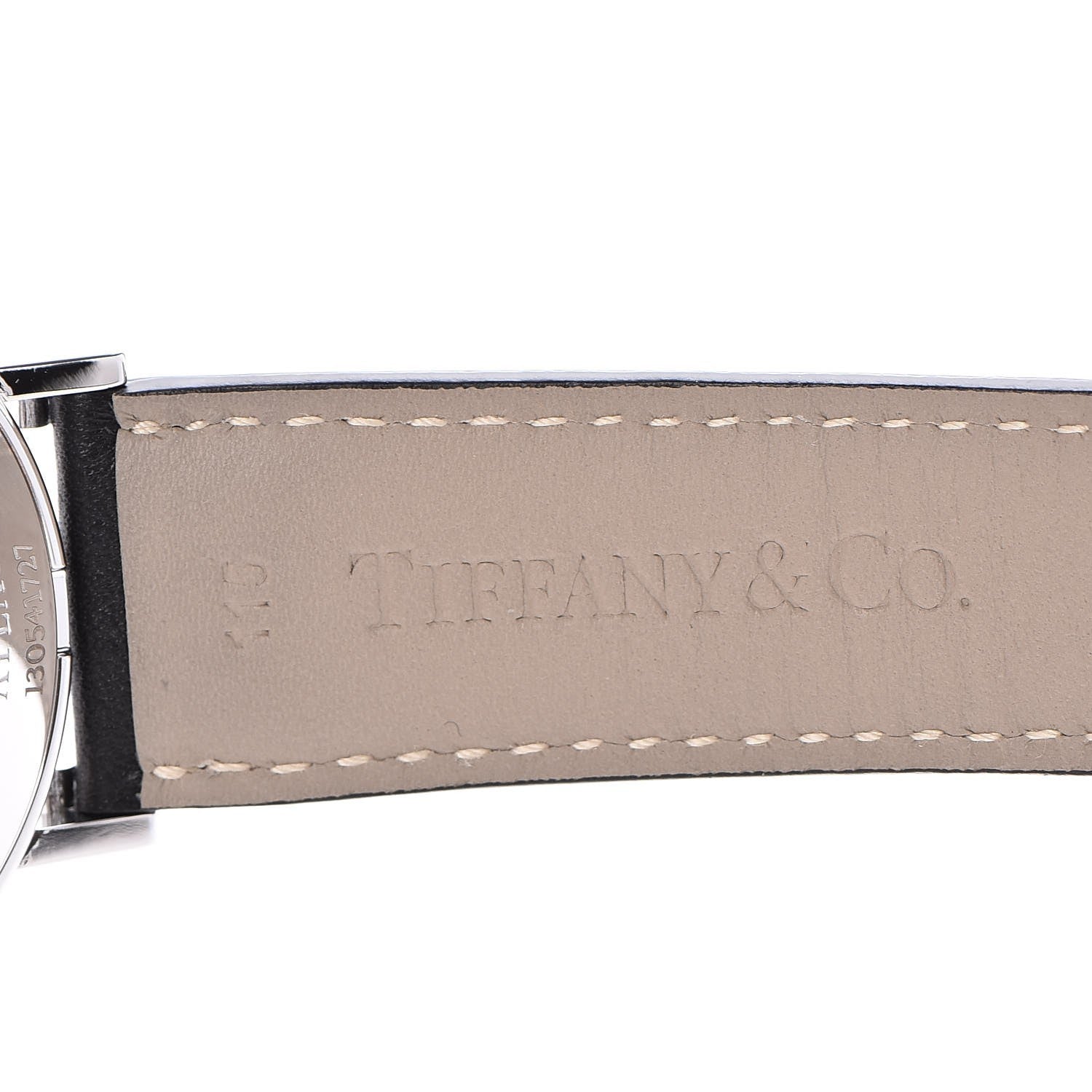 Tiffany Sterling Silver Calfskin 39mm Atlas Automatic Watch 9 of 14