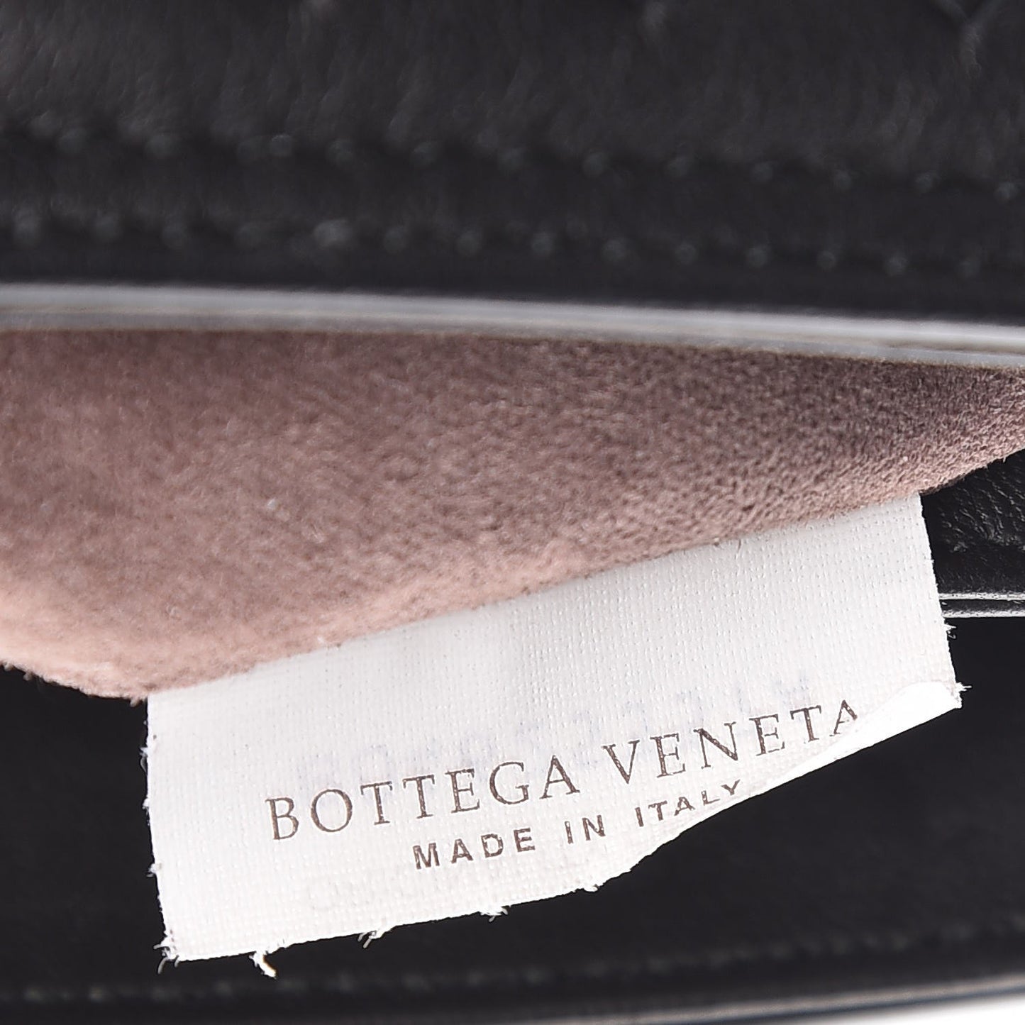 Nappa Intrecciato Crossbody Bag Black
