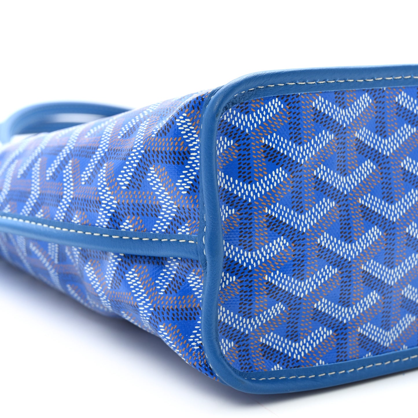 Goyardine Sunflower Reversible Mini Anjou Sky Blue