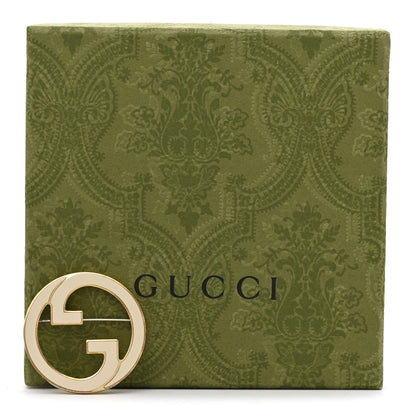 Gucci Metal Enamel Blondie Brooch New Ivoire 5 of 5