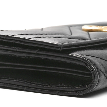 Gucci Calfskin Matelasse GG Marmont Continental Wallet Black 9 of 10