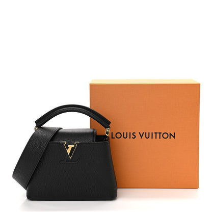 Louis Vuitton Taurillon Mini Capucines Black 13 of 13
