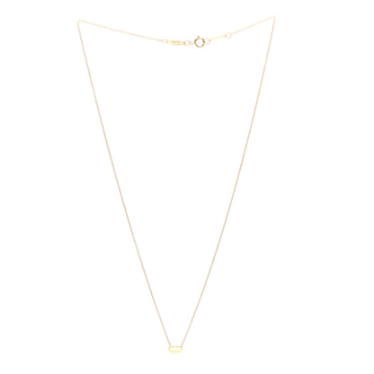 Tiffany 18K Yellow Gold 6.5mm Elsa Peretti Bean Pendant Necklace 3 of 6