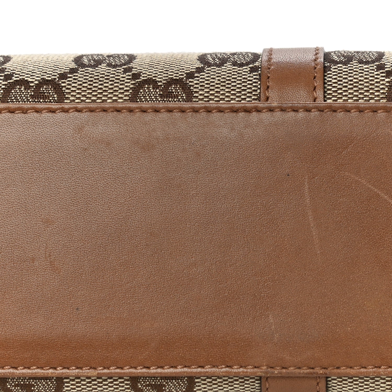 Gucci Monogram Small Bardot Bag Brown 27 of 30