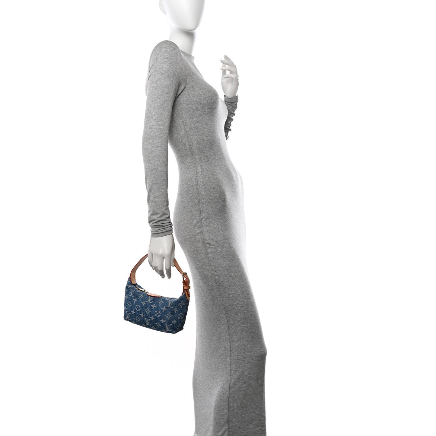 Monogram Denim Hills Pochette Blue