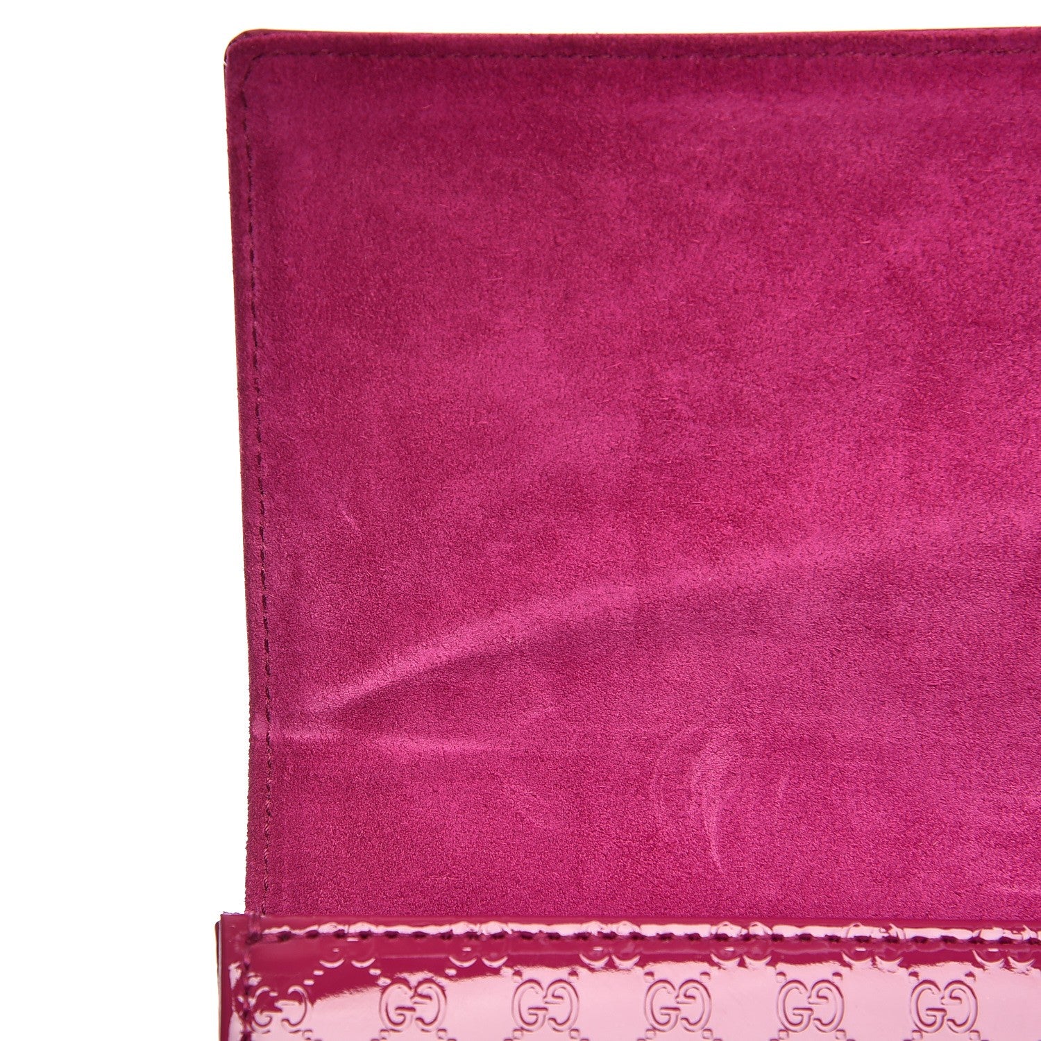 Gucci Patent Microguccissima Small Broadway Clutch Peonia Flower 8 of 9