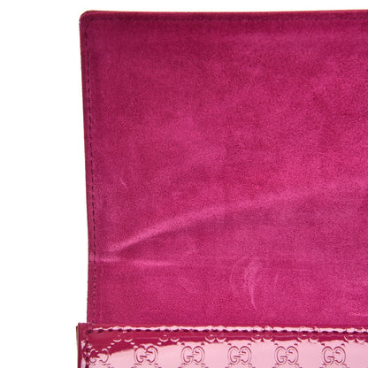 Gucci Patent Microguccissima Small Broadway Clutch Peonia Flower 8 of 9
