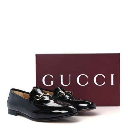 Gucci Patent Womens Jordaan Loafers 39.5 Black 12 of 12