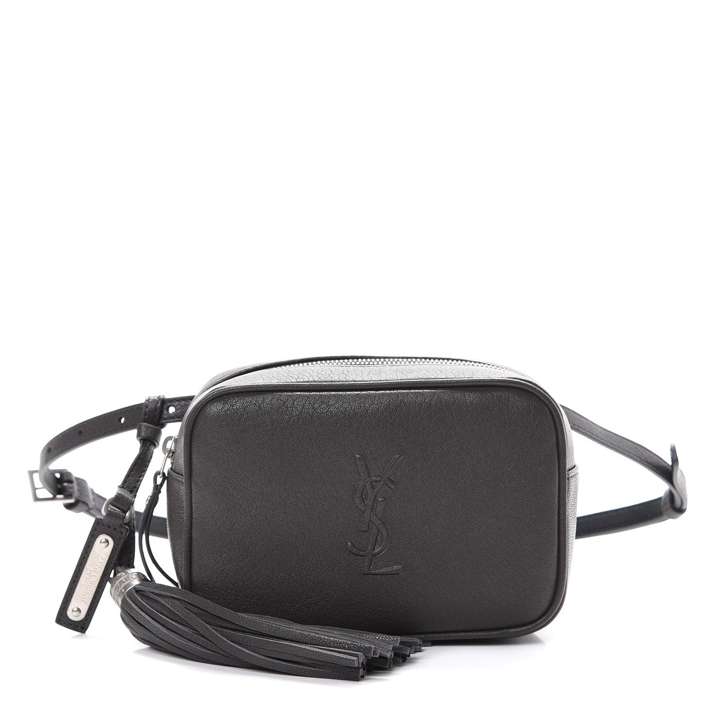 Saint Laurent Lambskin Monogram Lou Belt Bag Asphalt 1 of 9