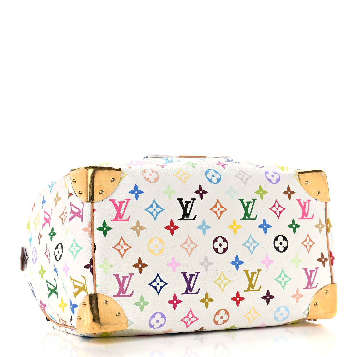 Louis Vuitton Monogram Multicolor Speedy 30 White 3 of 10