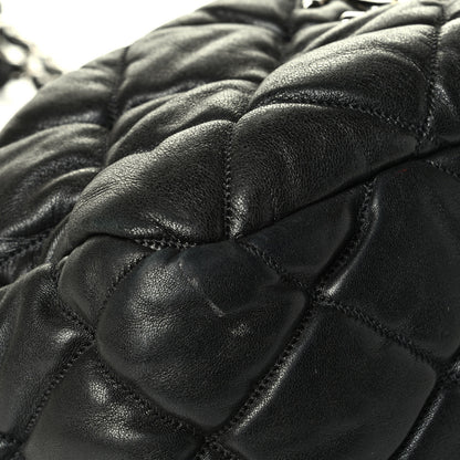 Chanel Lambskin Bubble Quilt Camera Case Black 5 of 6