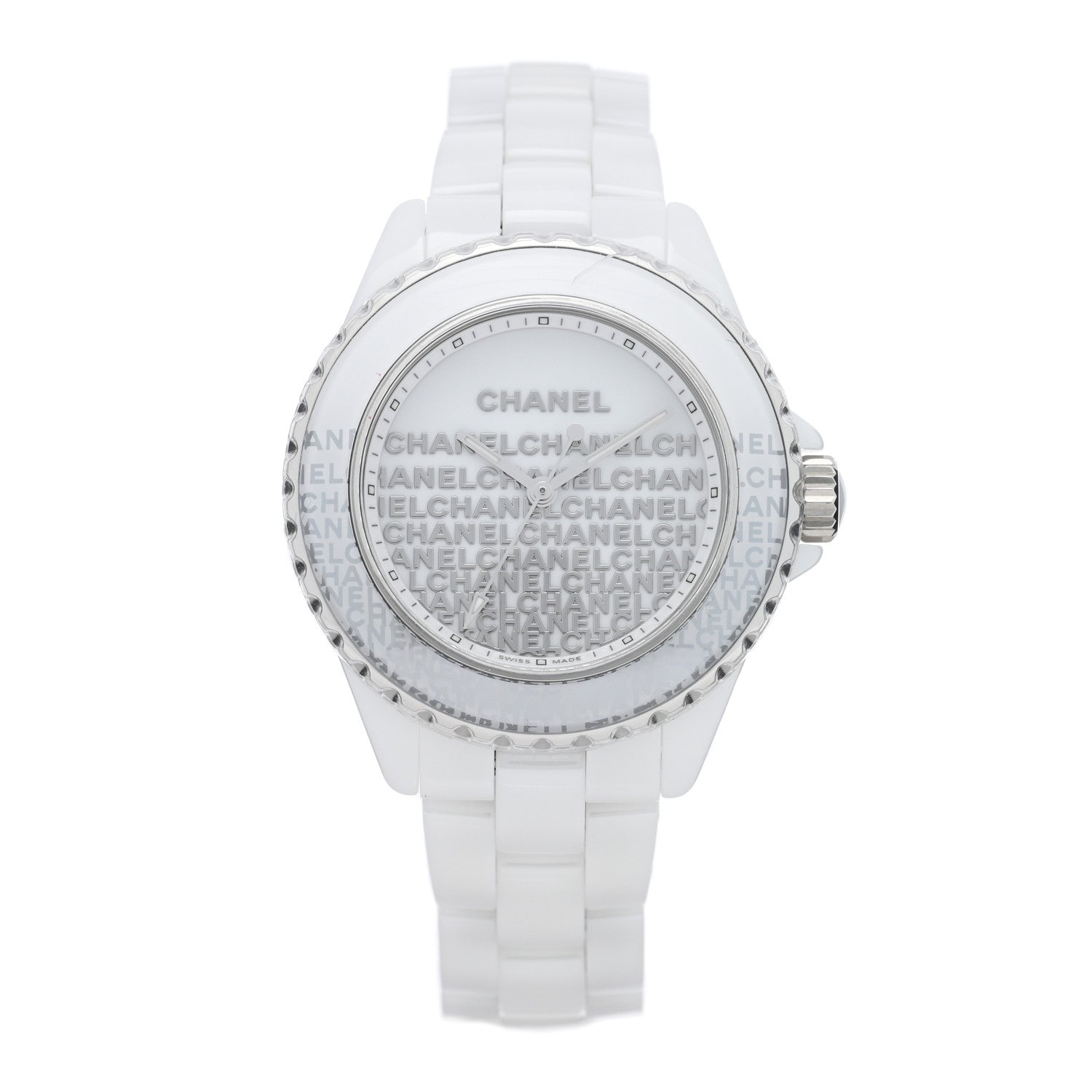 Chanel Stainless Steel Ceramic 33mm J12 Wanted de Chanel Limited Edition Automatic Watch White 1 of 5