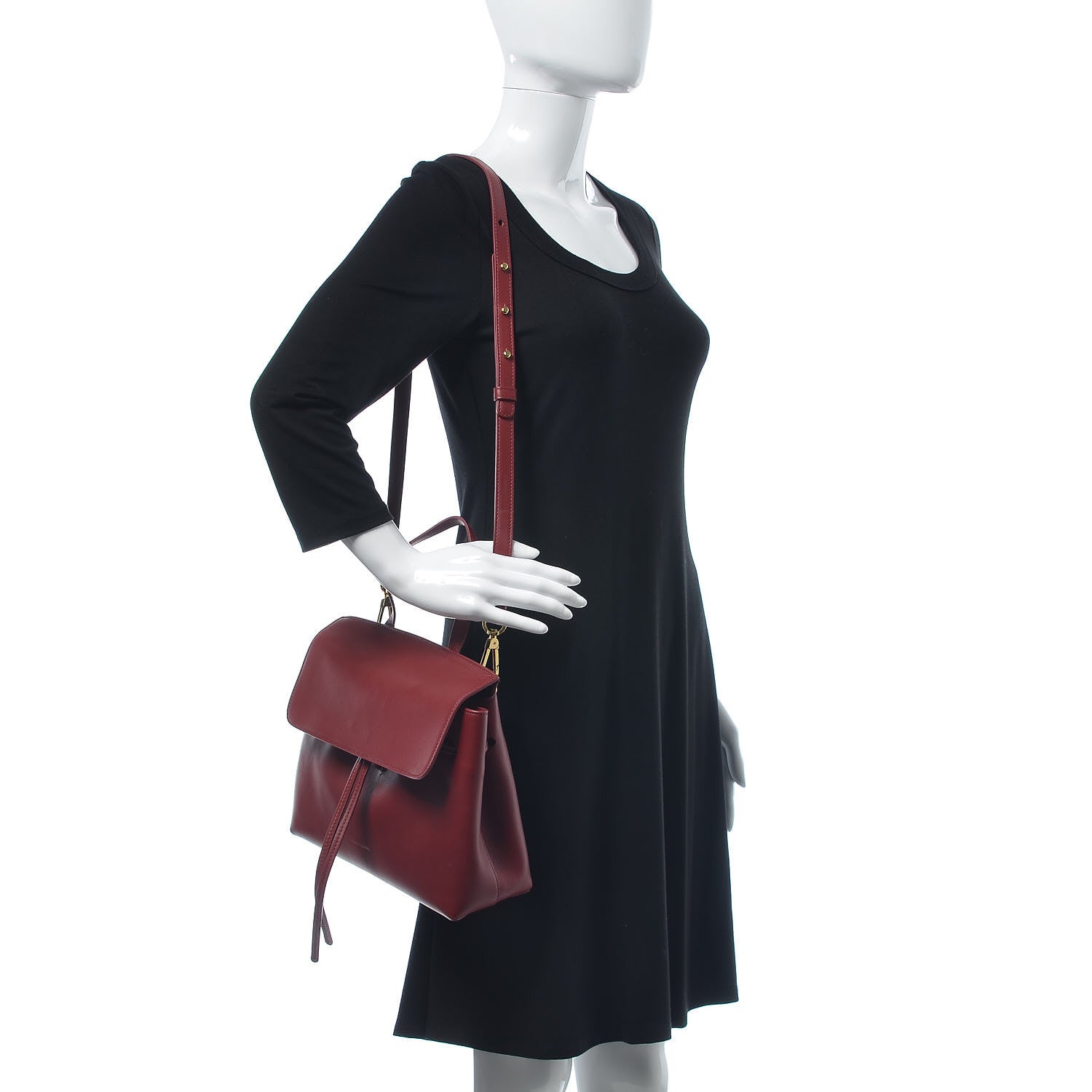 Mansur Gavriel Calfskin Mini Lady Bag Rococo 2 of 9