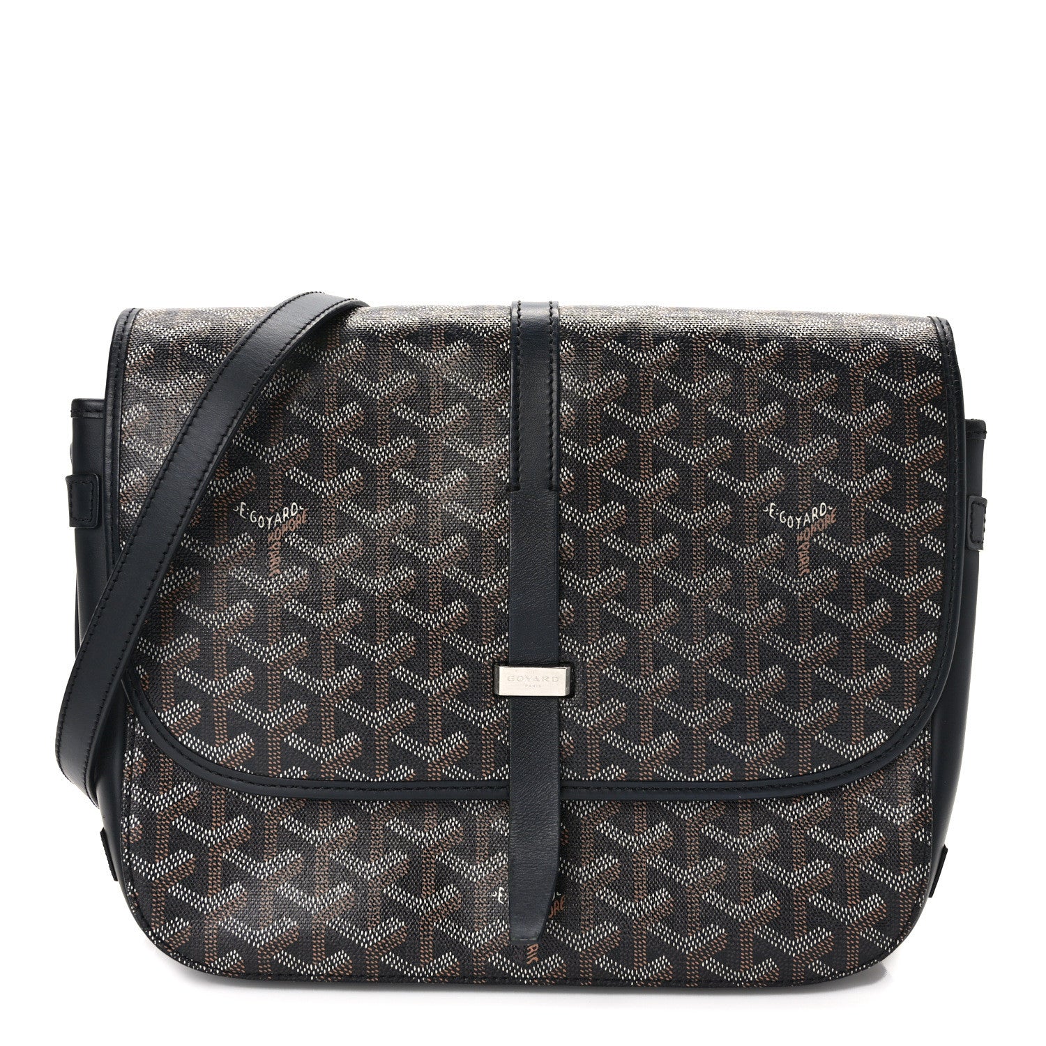 Goyard Goyardine Belvedere II MM Messenger Bag Black 1 of 14