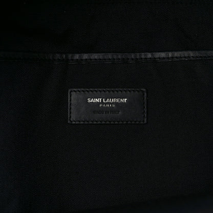 Saint Laurent Twill Patches City Backpack Black 5 of 11
