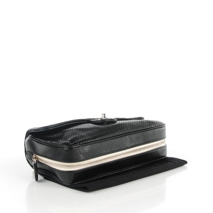 Chanel Lambskin Perforated Medium Baseball Spirit Flap Black 4 of 8