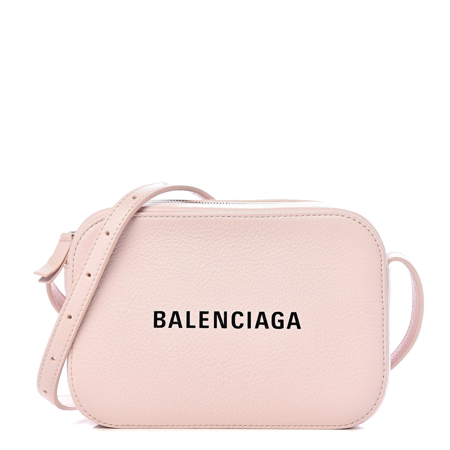 Balenciaga Smooth Calfskin Logo XS Everyday Camera Bag Light Rose Black 1 of 9