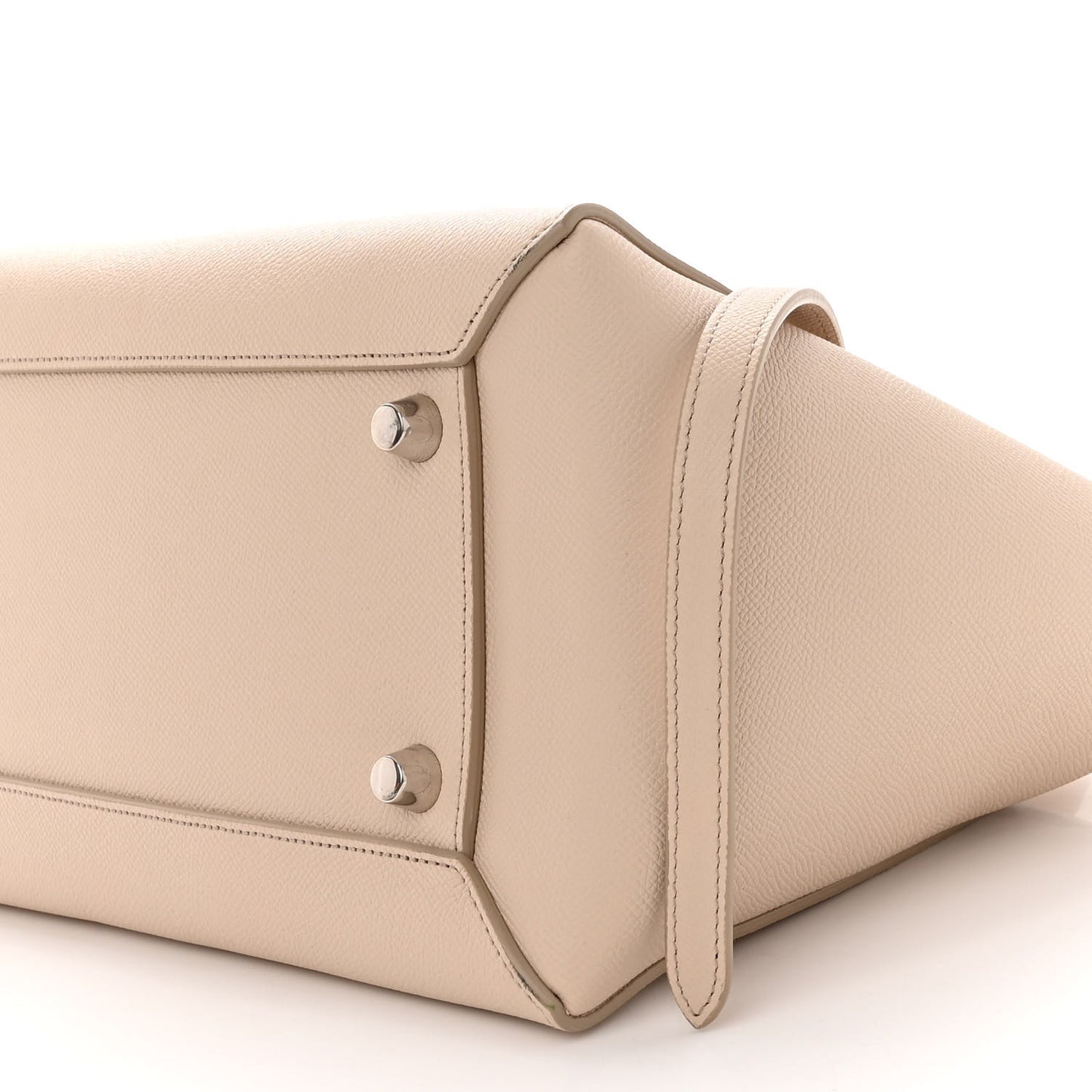 Grained Calfskin Mini Belt Bag Light Taupe
