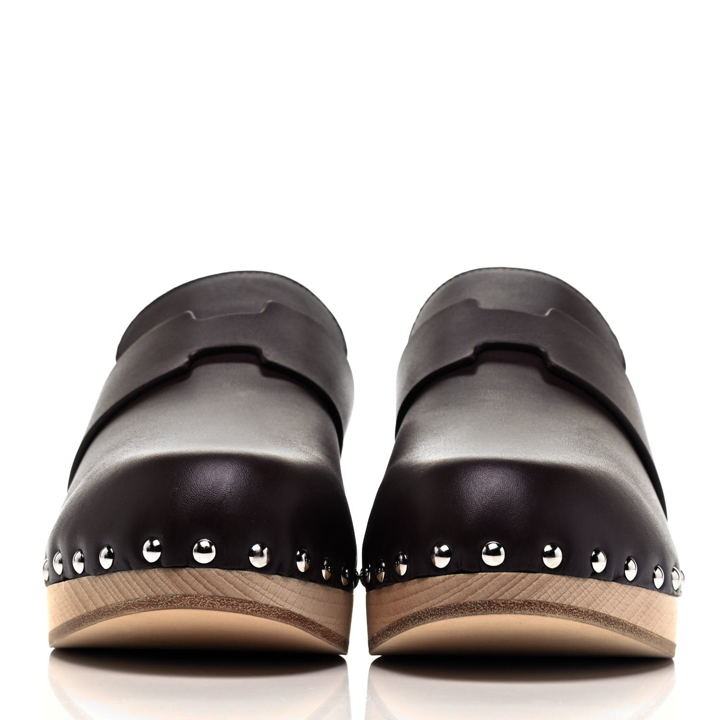 Calfskin Calya Mules 37 Cafe