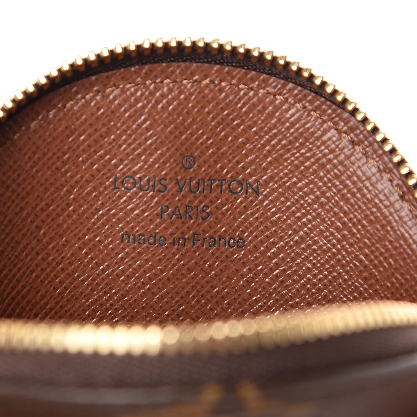 Monogram Round Coin Purse