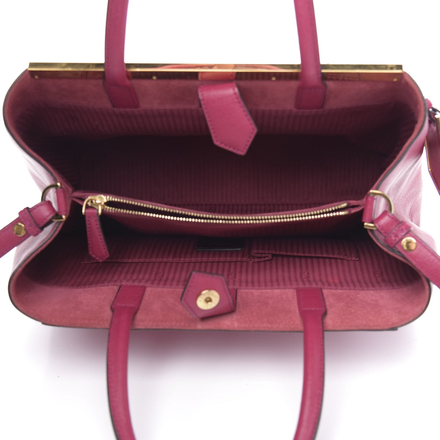 Vitello Elite Flamingo Regular 2Jours Tote Amarena